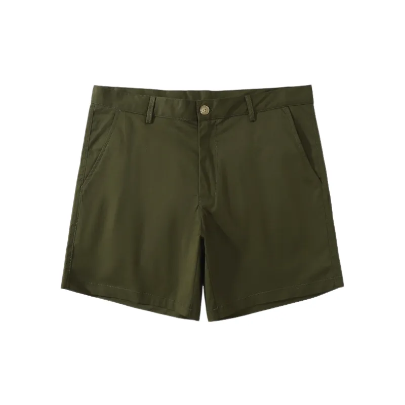 Simple Loose Cotton Sports Shorts-0