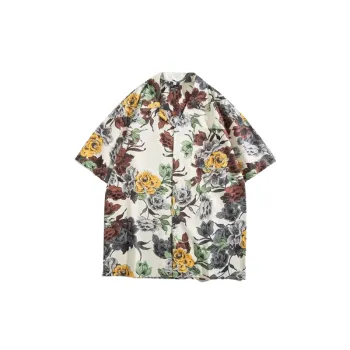 Simple Loose Four Way Stretch Fabric Shirt