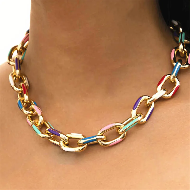 Fashionable Geometric Necklace Women-1