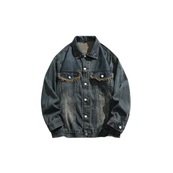 Street Retro Cotton Blended Fabric Jacket