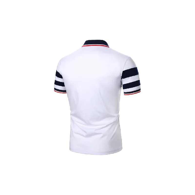 Simple Breathable Cotton Blended Fabric Polo-2