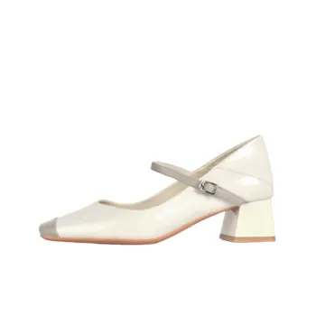 Elegant Contrast Color High Heels