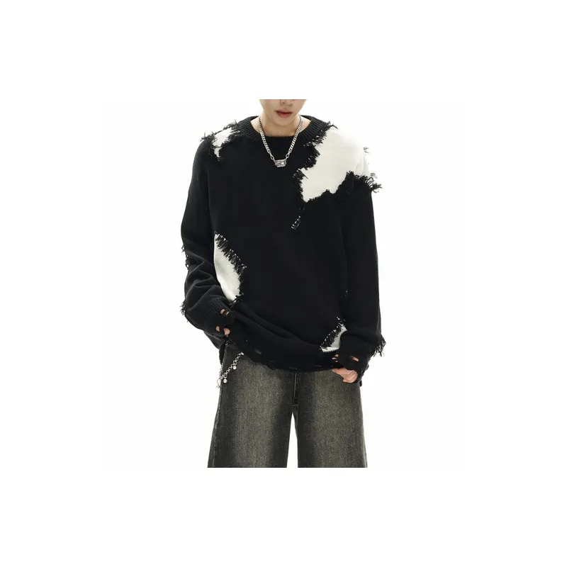 Street Ripped Sweater-8