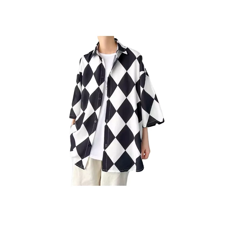 Ice Silk Short Sleeved Shirt-9