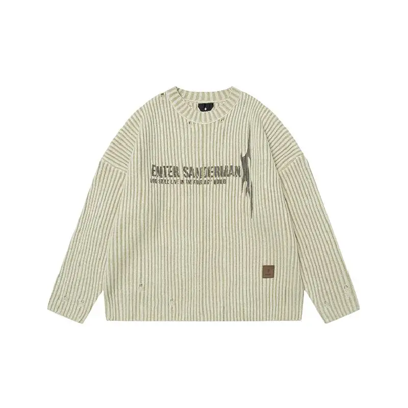 Retro Distress Sweater-0