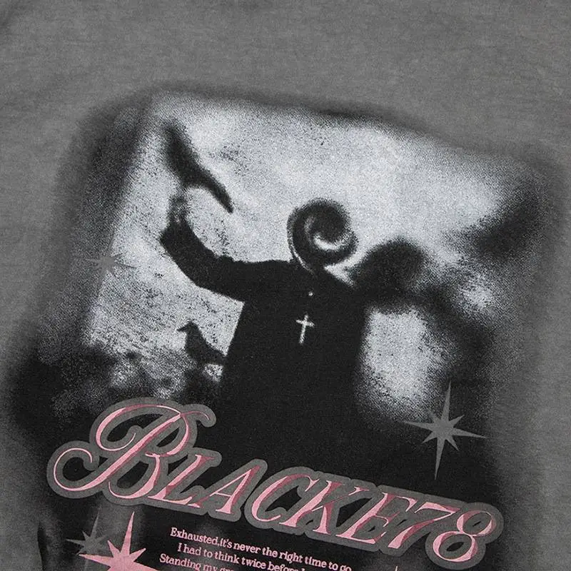 Funky Distress 100% Cotton T Shirt-5