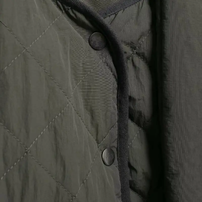 Fashionable Plain Quilted Jacket Women-3