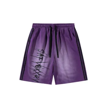 Retro Tie Dye Graffiti Shorts