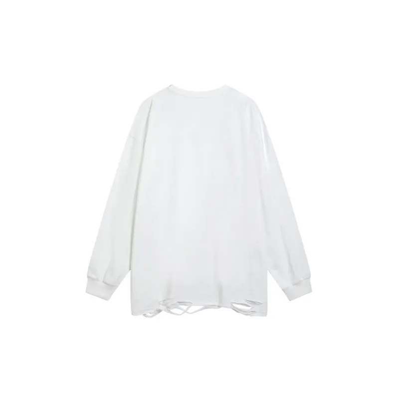 Retro Hip Hop Long Sleeve T shirt-6