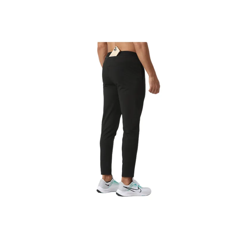 Sporty Loose Blended Synthetic Fabrics Casual Pants-3