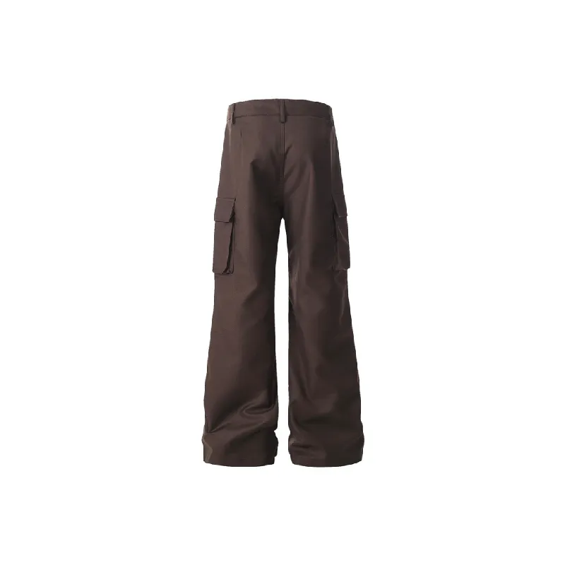Trendy Loose Blended Synthetic Fabrics Casual Pants-1