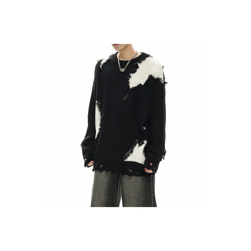 Street Ripped Sweater-9