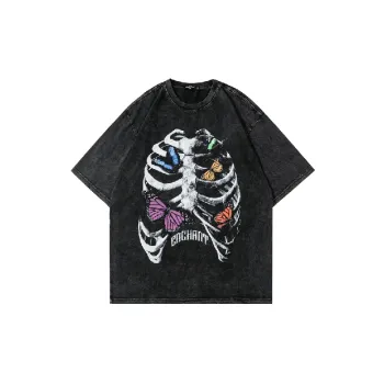 Retro Loose 100% Cotton T Shirt