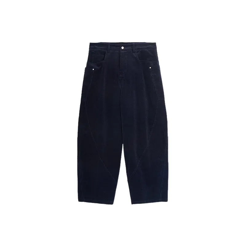 Retro Loose Corduroy Cargo Pants