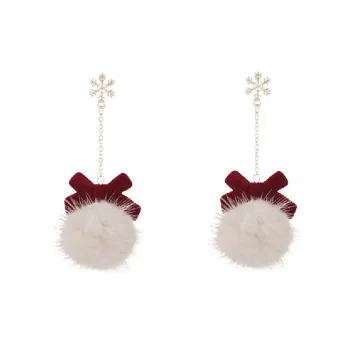 Fashionable Fringe Bow Earring
