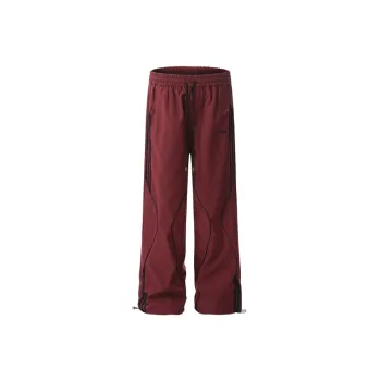 Street Color Contrast Casual Pants