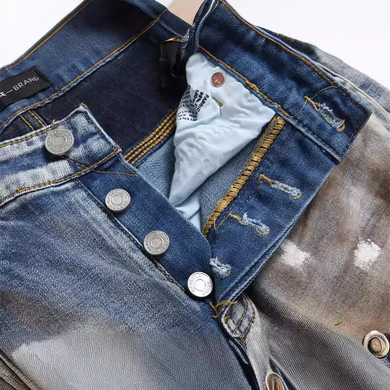 Fashionable Simple Jeans-2