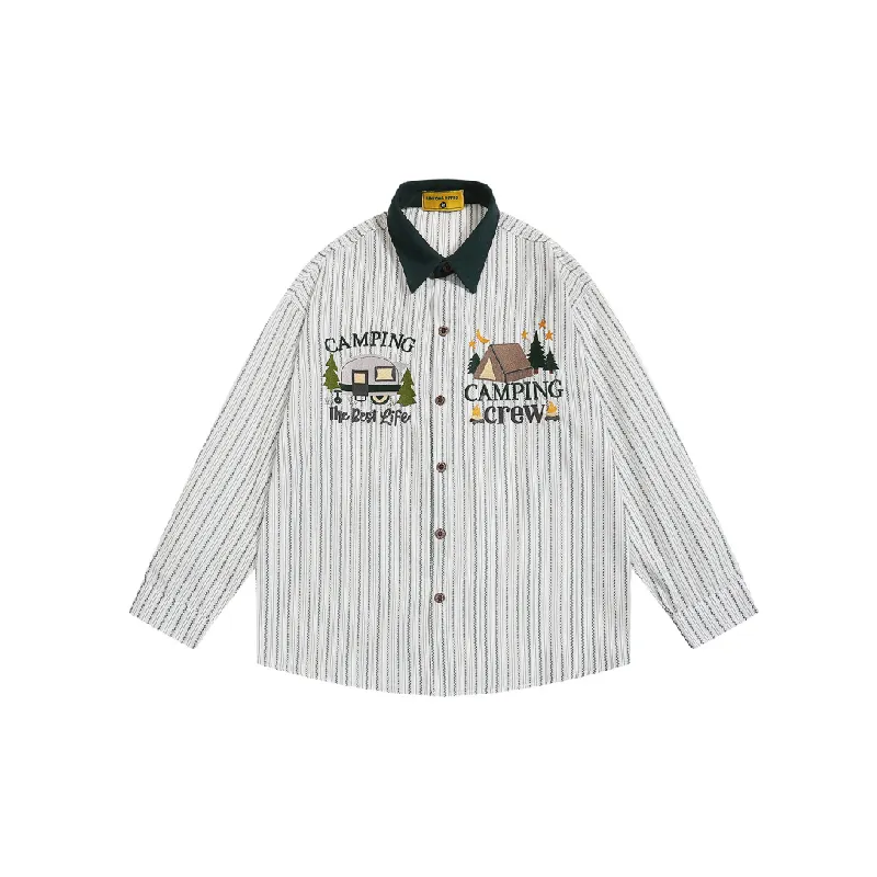 Casual Striped Shirt-4