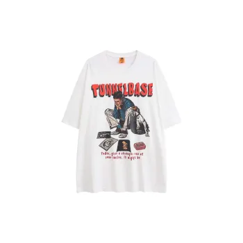Casual Loose Cotton Blended Fabric T Shirt