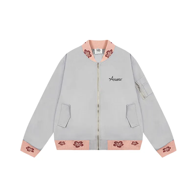 Retro Plain Denim Jacket-0
