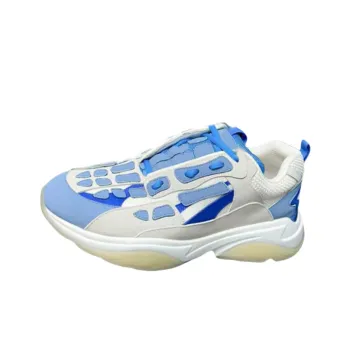Sneakers with Leather Stitching