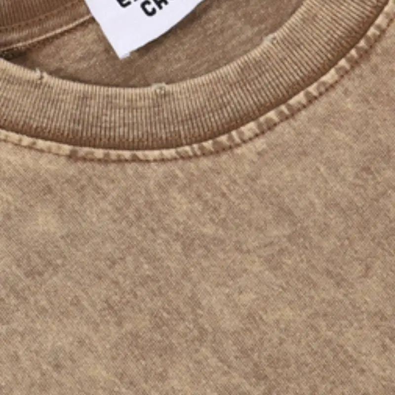 Retro Loose Cotton T Shirt-4