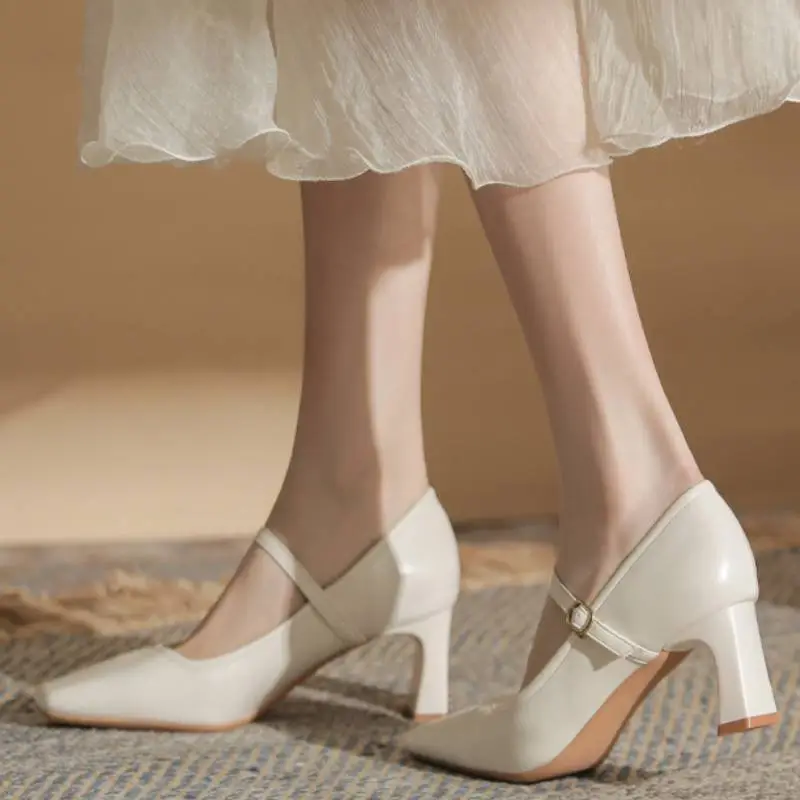 Fashionable Simple Mary Jane Shoes-10