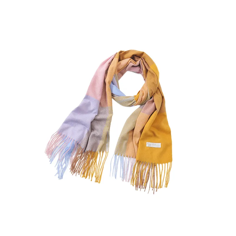 Casual Plain Knit Scarf-8