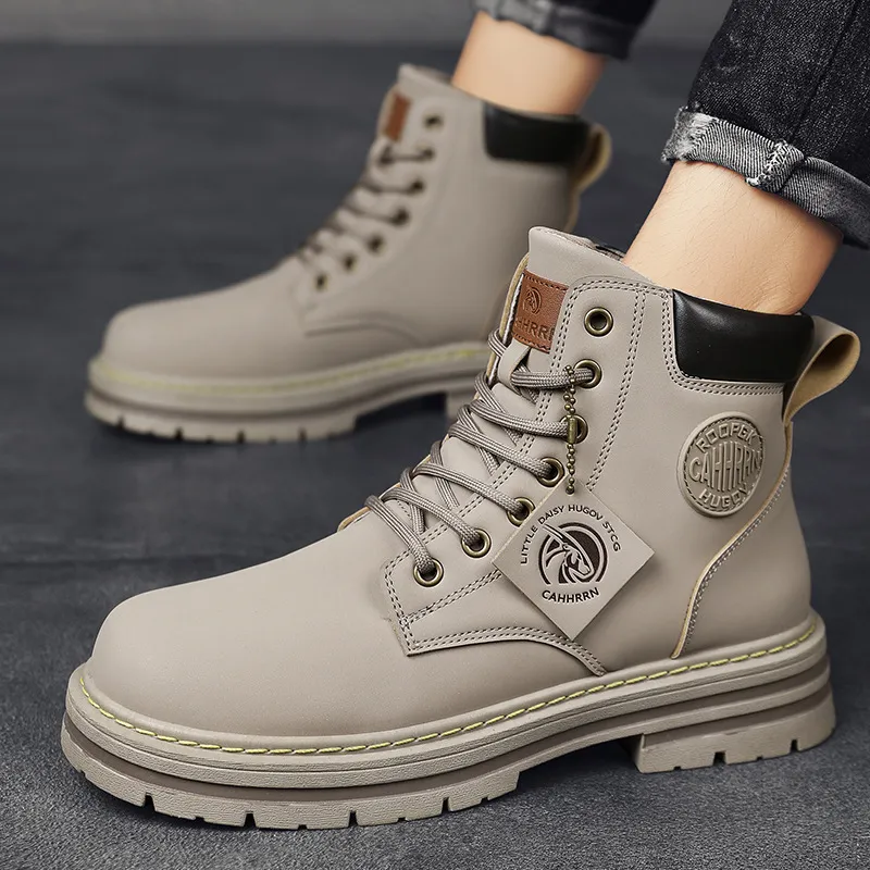 Casual Plain Martin Boot-12