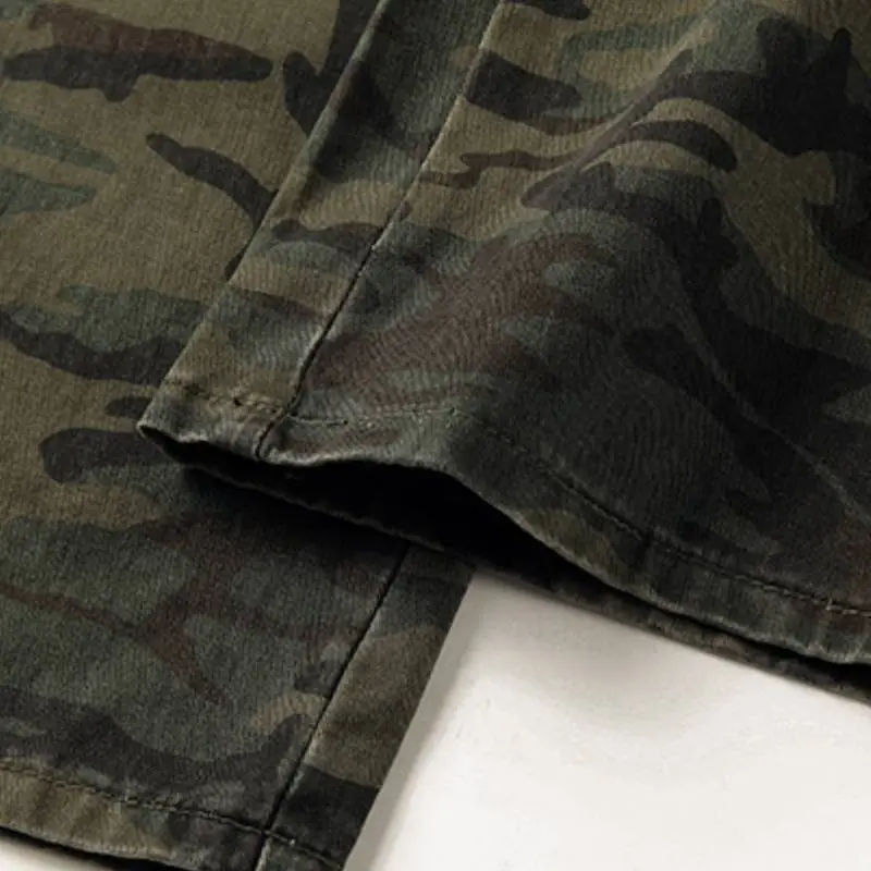 Cool Camo Cotton Cargo Pants-5
