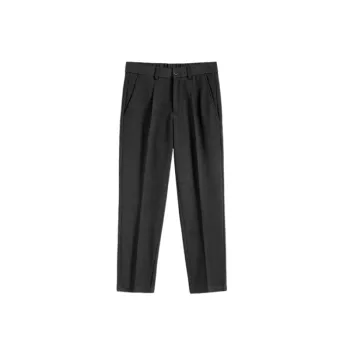 Casual Loose Cotton Blended Fabric Suit Trousers