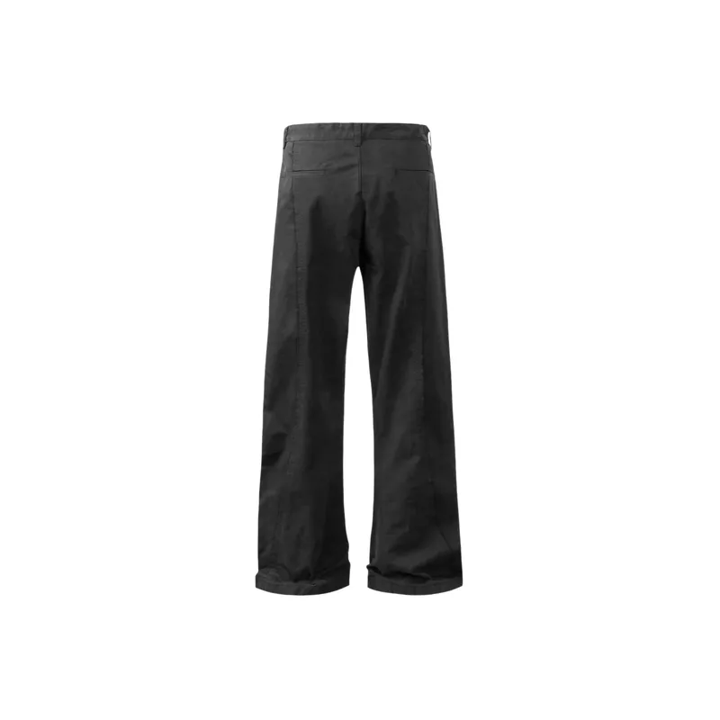 Retro Simple Loose Cotton Casual Pants-1