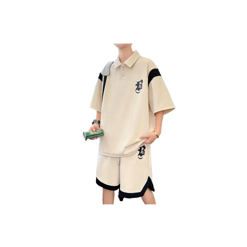 Trendy Polo Shirt Two Piece Set-1