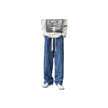 High Street Trendy Hip Hop Straight Loose All Match Pants
