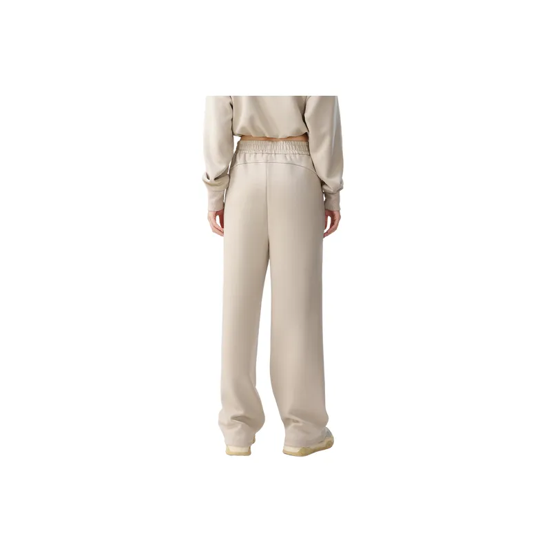 Simple Loose Polyester Casual Pants Women-2
