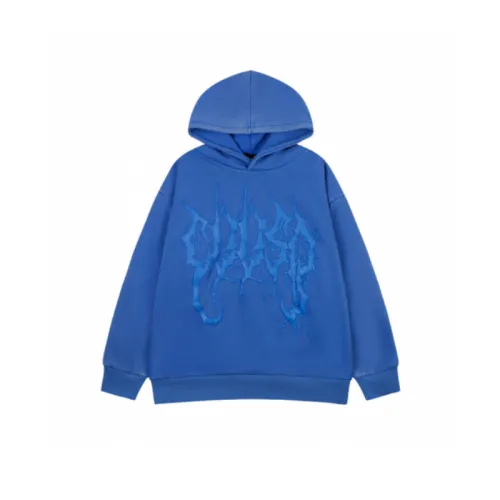 Retro Washed Printed Fleece Hooded Jacket