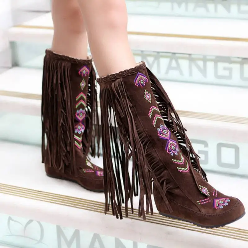 Basics Simple Knee High Boots-7
