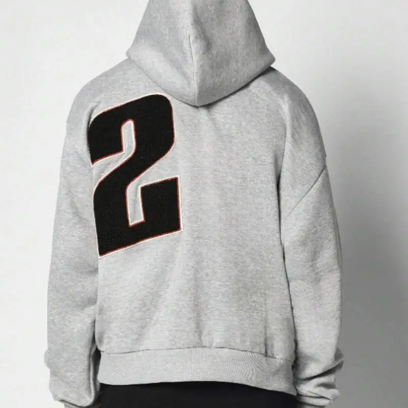 Fashion Loose Polyester Sweatshirt-3
