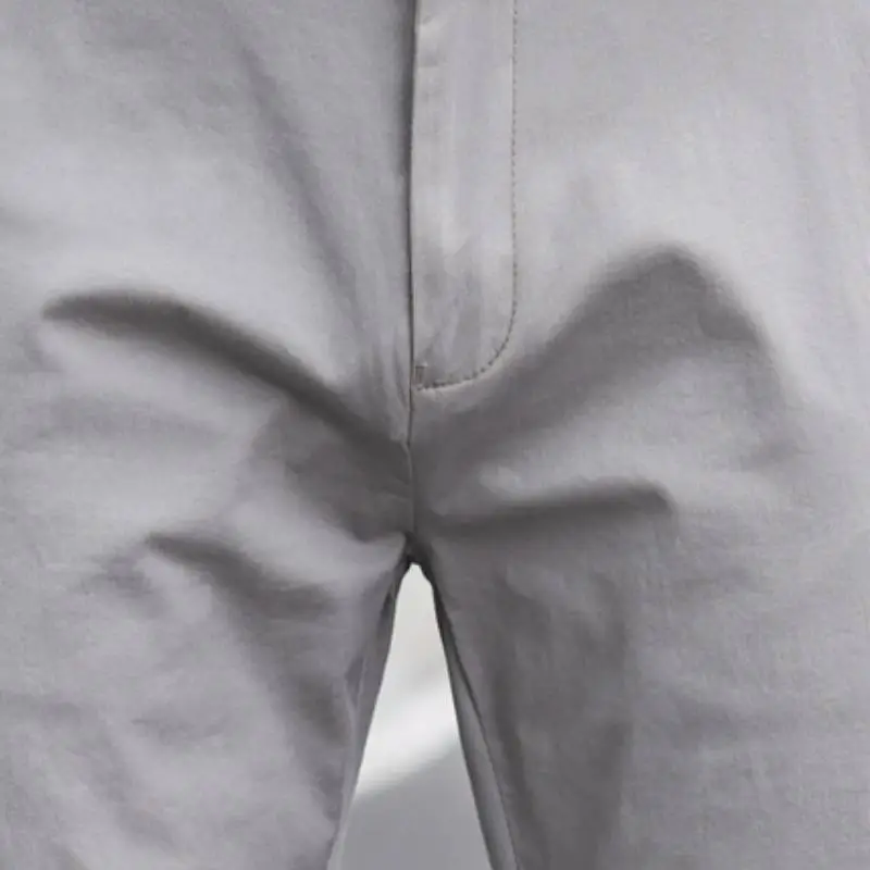 Loose Simple Cotton Casual Pants-9
