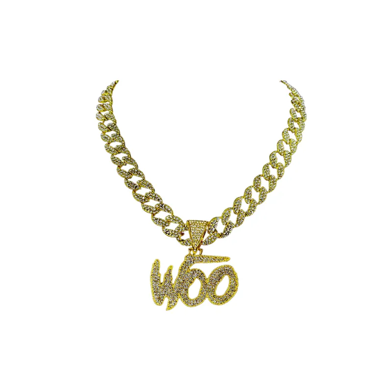 Trendy Letter Pendant Necklace-0