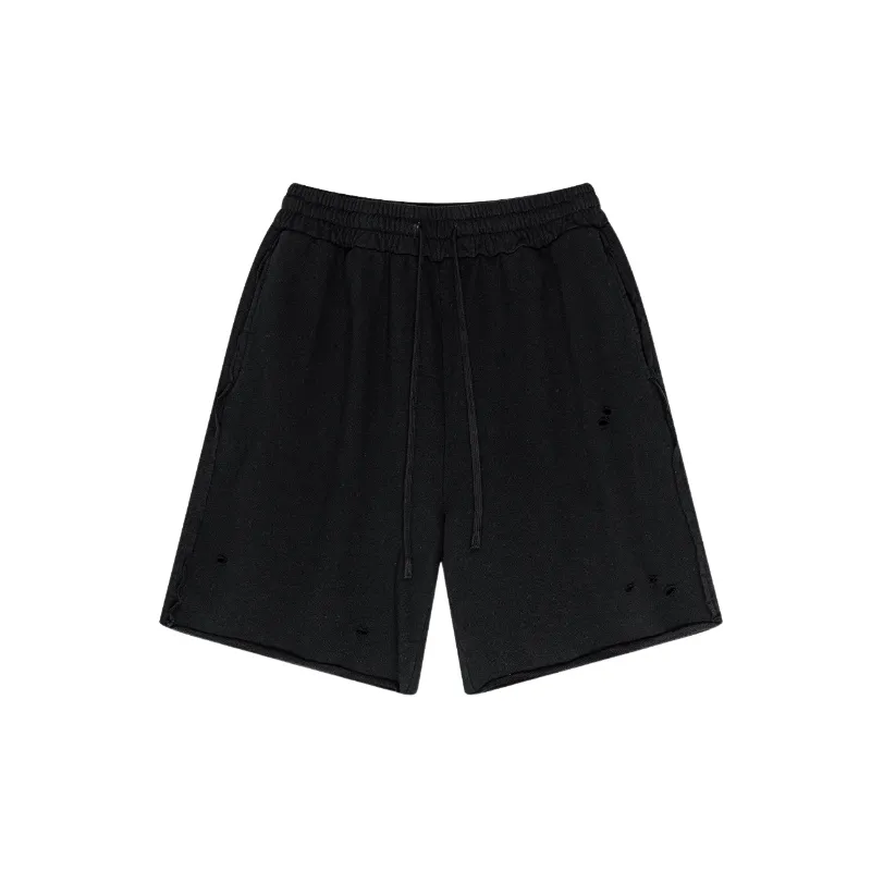 Fashionable Loose Cotton Sports Shorts-4