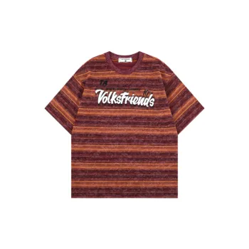 Retro Trendy Cotton Blended Fabric T Shirt