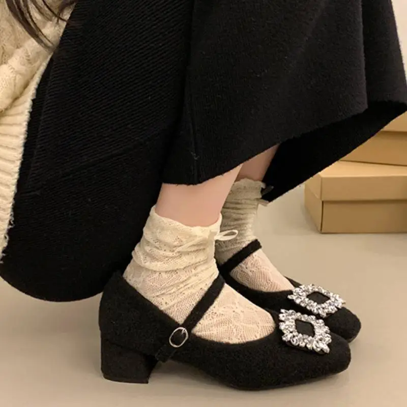 Casual Simple Mary Jane Shoes-1
