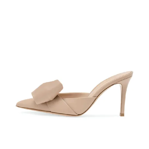 Elegant Bow Pearls High Heels