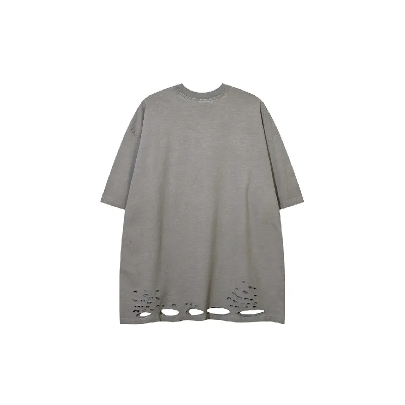 Retro Casual Cotton Blended Fabric T-Shirt Unisex-3