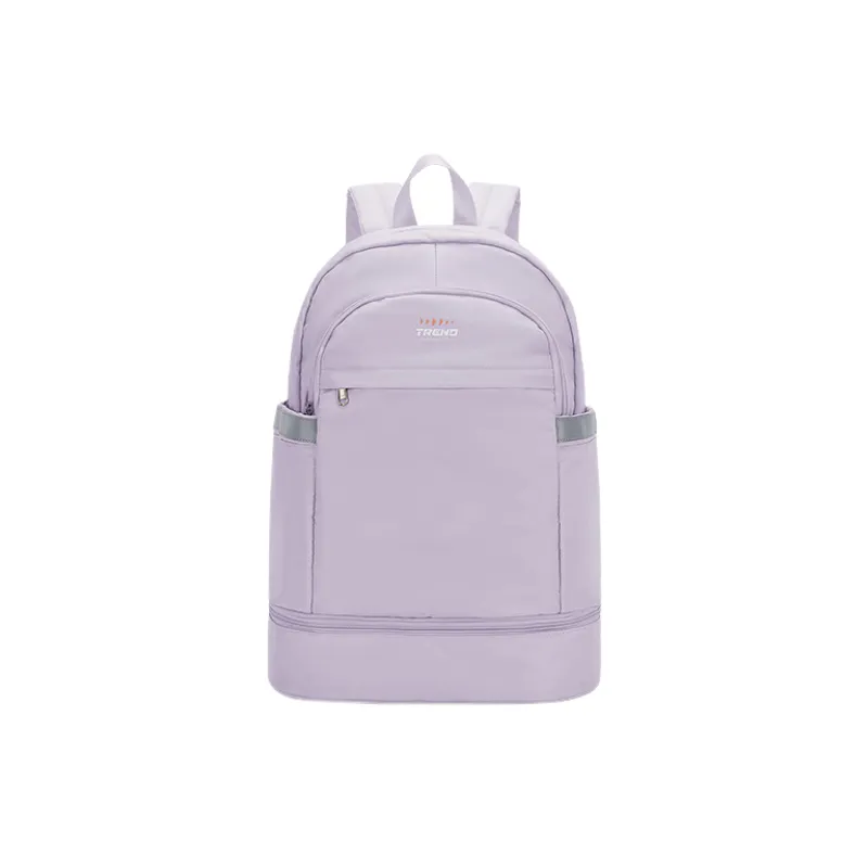 Sporty Plain Backpack Unisex-0