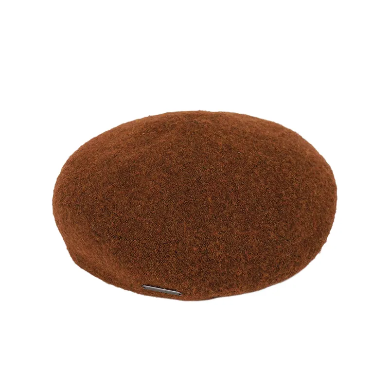 Elegant Plain Warming Beret-3