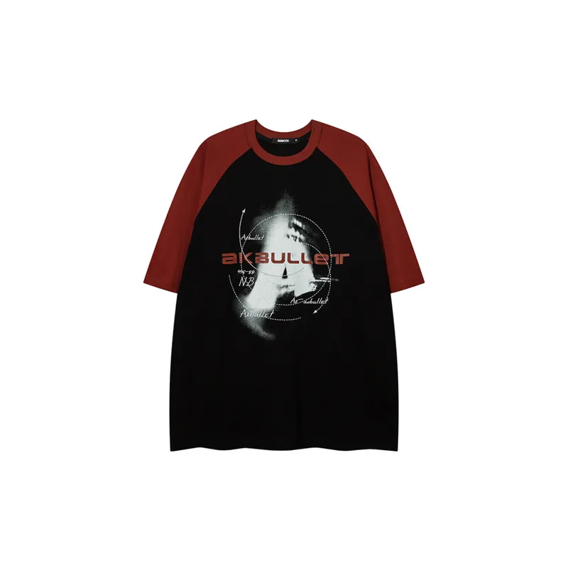 High Street Loosening Short sleeved T shirt-4