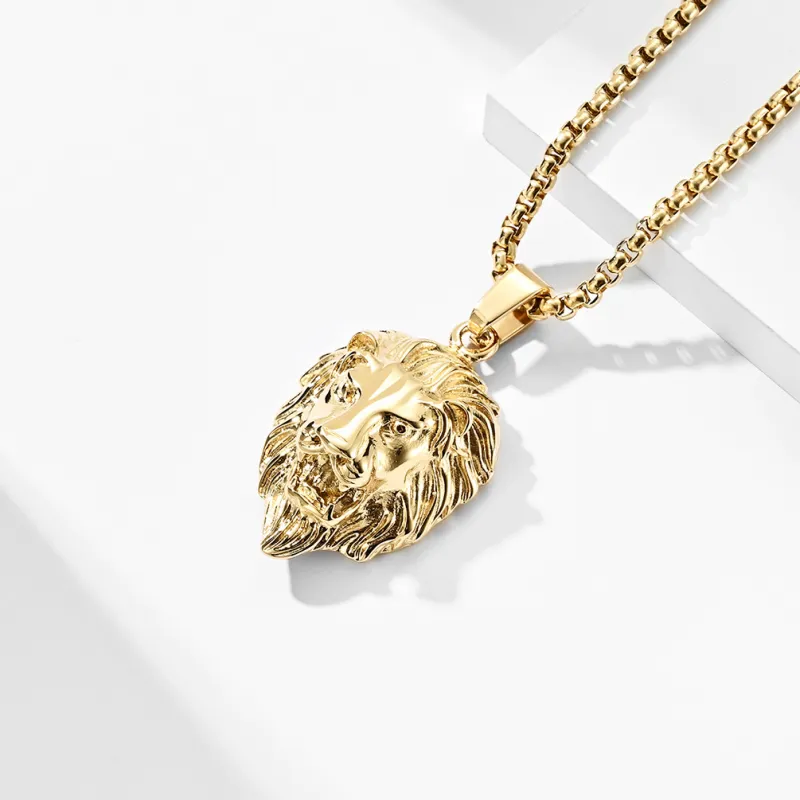 Punk Geometric Necklace Man-3