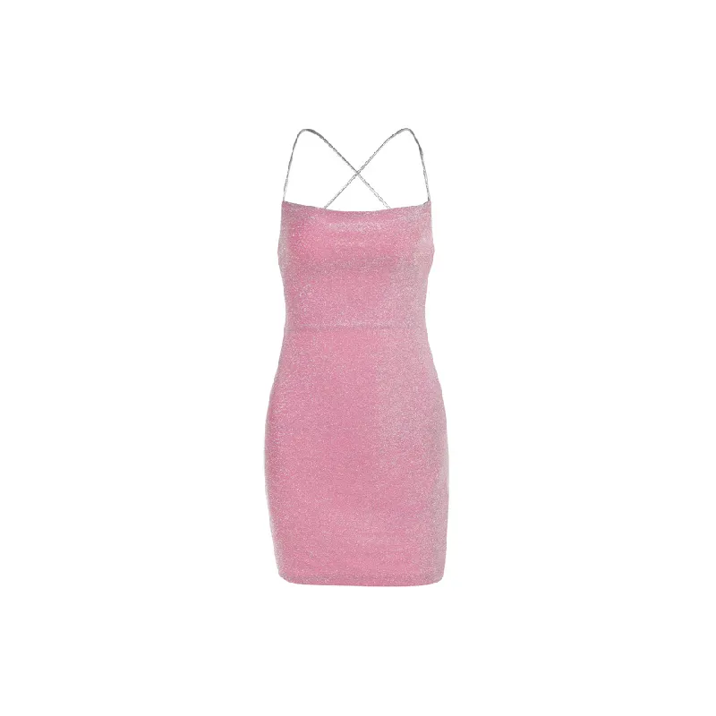 Casual Funky Slip Dress Women-0
